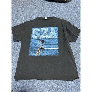 SZA SOS Concert 2023 Tour Black Shirt Size Large Hip Hop